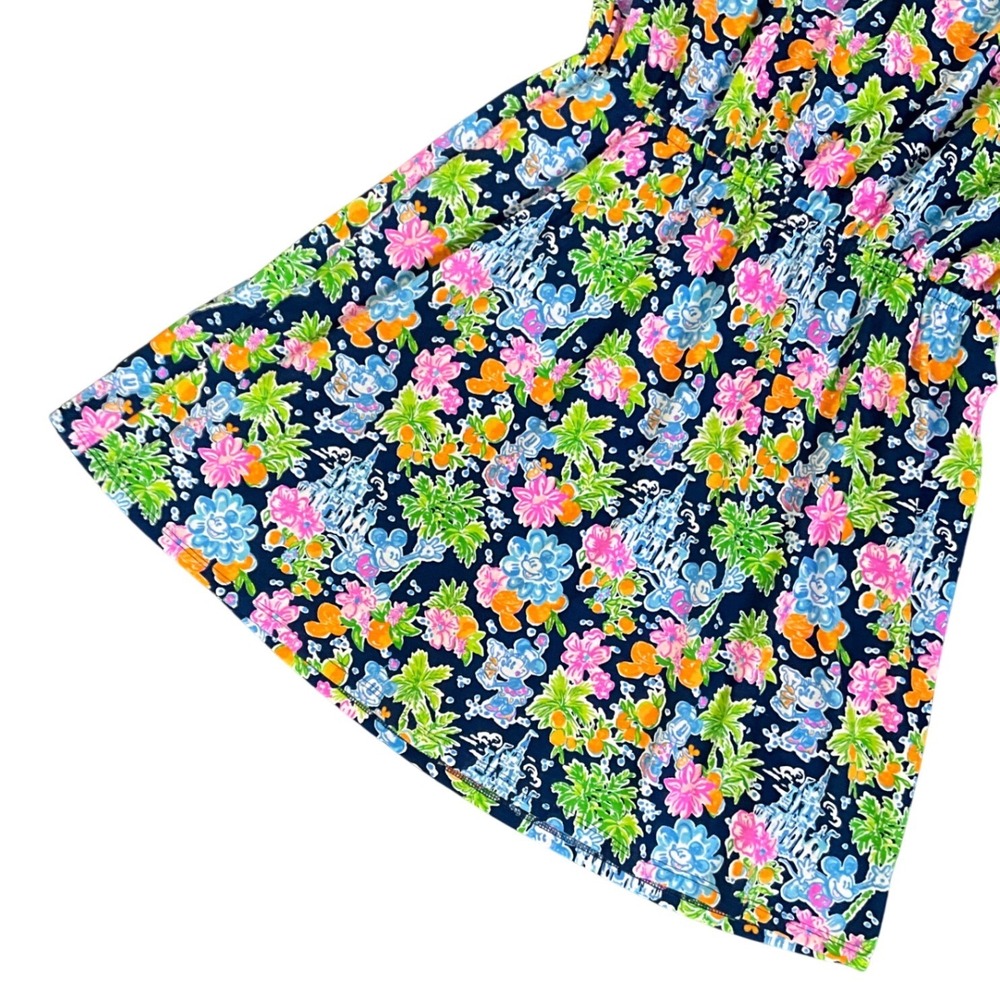 Lilly Pulitzer x Disney Loro Romper Mickey Minnie Floral Skort Cotton Size M NWT - Picture 9 of 11